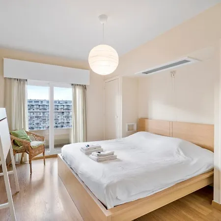 Zonnig Familie App Op Zeedijk Met Zeezicht Voor 6P Apartment Ostend Exterior photo
