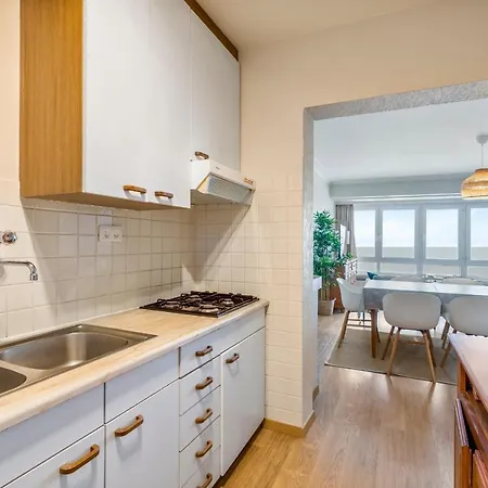 Zonnig Familie App Op Zeedijk Met Zeezicht Voor 6P Apartment Ostend Exterior photo